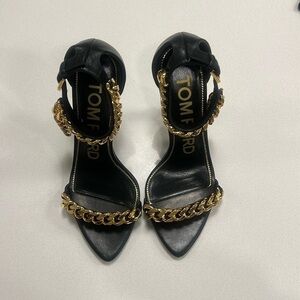 Tom Ford Chain Heel Sandals